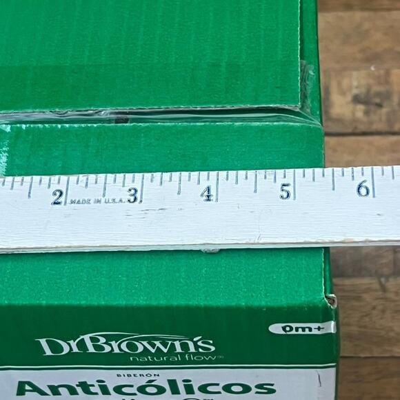 Dr Brown's Anti-Colic Narrow Glass Baby Bottles 0m+ Set of 4 8 oz 250 mL - Picture 8 of 9